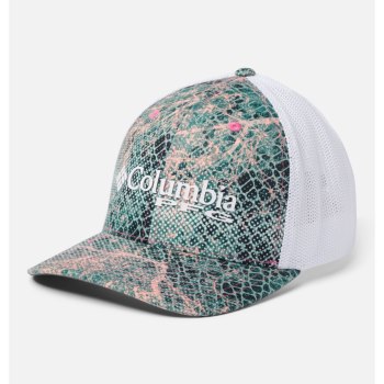 Pánské Kšiltovky Columbia PFG Camo Mesh Ball Růžové JVTAYB987